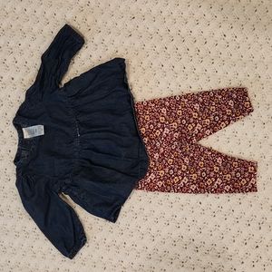 Carter's 2 piece set. 3 mos.